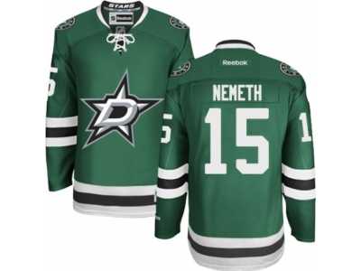 Men's Reebok Dallas Stars #15 Patrik Nemeth Authentic Green Home NHL Jersey