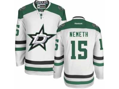 Men's Reebok Dallas Stars #15 Patrik Nemeth Authentic White Away NHL Jersey