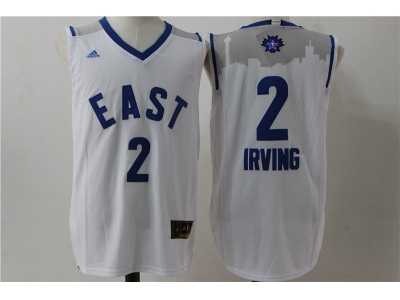 2016 NBA All Star NBA Cleveland Cavaliers #2 Kyrie Irving White jerseys
