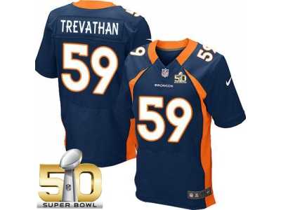 Nike Denver Broncos #59 Danny Trevathan Navy Blue Alternate Super Bowl 50 Men's Stitched NFL New Elite Jersey