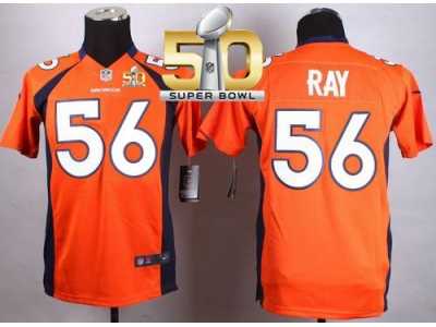 Youth Nike Broncos #56 Shane Ray Orange Team Color Super Bowl 50 Stitched Jersey