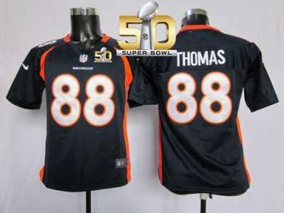 Youth Nike Denver Broncos #88 Demaryius Thomas Blue Alternate Super Bowl 50 Stitched Jersey