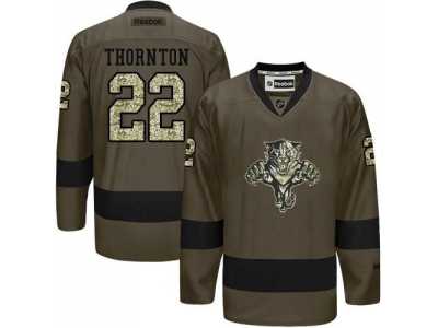 Florida Panthers #22 Shawn Thornton Green Salute to Service Stitched NHL Jersey