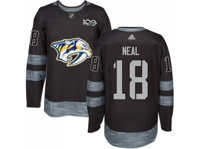 Nashville Predators #18 James Neal Black 1917-2017 100th Anniversary Stitched NHL Jersey