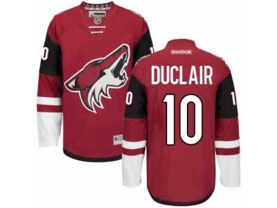 Men's Reebok Arizona Coyotes #10 Anthony Duclair Authentic Burgundy Red Home NHL Jersey