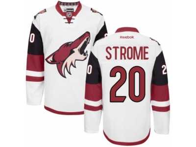 Men's Reebok Arizona Coyotes #20 Dylan Strome Authentic White Away NHL Jersey