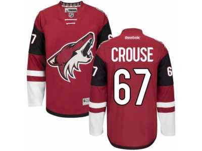 Men's Reebok Arizona Coyotes #67 Lawson Crouse Authentic Burgundy Red Home NHL Jersey