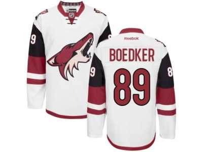 Men's Reebok Arizona Coyotes #89 Mikkel Boedker Authentic White Away NHL Jersey