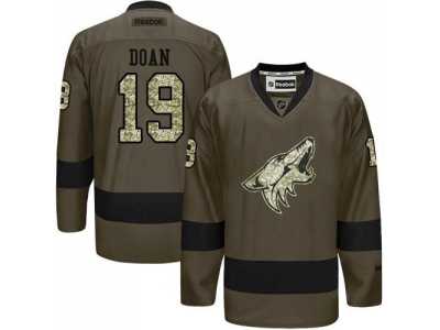 Phoenix Coyotes #19 Shane Doan Green Salute to Service Stitched NHL Jersey