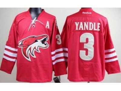nhl Phoenix Coyotes #3 Keith Yandle Red Jersey