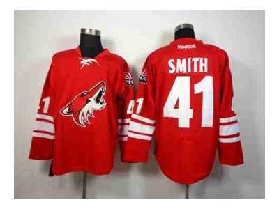 nhl jerseys Phoenix Coyotes #41 smith red