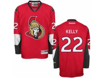 Men's Reebok Ottawa Senators #22 Chris Kelly Authentic Red Home NHL Jersey