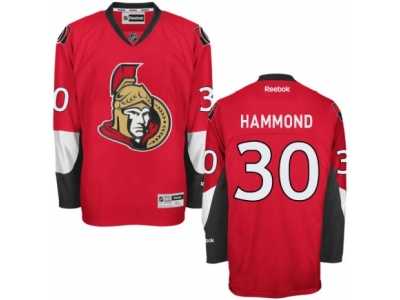 Men's Reebok Ottawa Senators #30 Andrew Hammond Authentic Red Home NHL Jersey