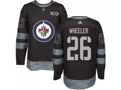 Winnipeg Jets #26 Blake Wheeler Black 1917-2017 100th Anniversary Stitched NHL Jersey