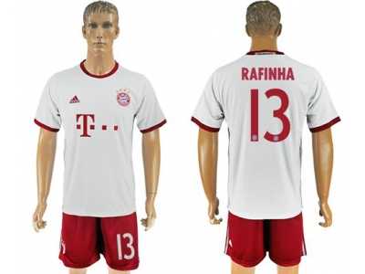 Bayern Munchen #13 Rafinha White Soccer Club Jersey