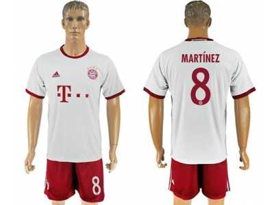 Bayern Munchen #8 Martinez Sec Away Soccer Club Jersey