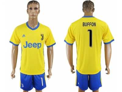 Juventus #1 Buffon Away Soccer Club Jersey