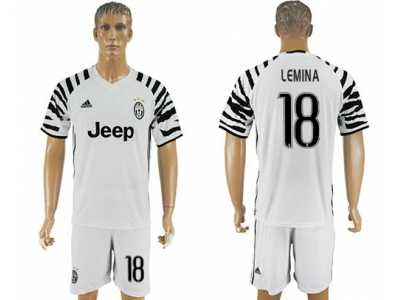 Juventus #18 Lemina SEC Away Soccer Club Jersey