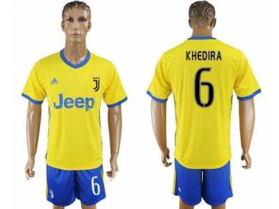 Juventus #6 Khedira Away Soccer Club Jersey