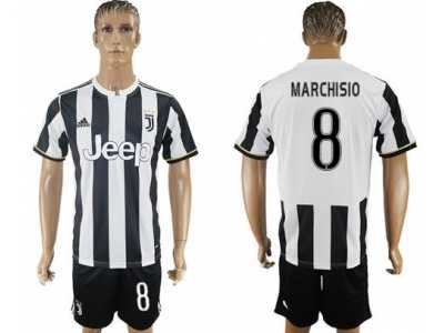 Juventus #8 Marchisio Home Soccer Club Jersey