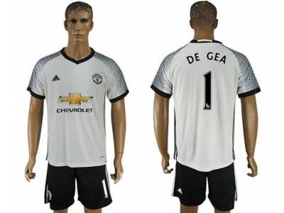 Manchester United #1 De GEA White Soccer Club Jersey