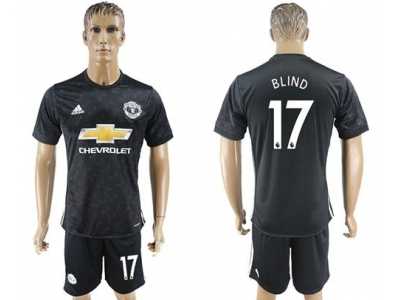 Manchester United #17 Blind Away Soccer Club Jersey