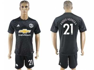 Manchester United #21 Ander Herrera Away Soccer Club Jersey
