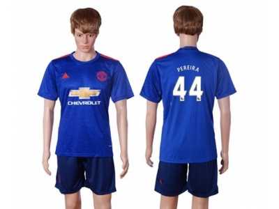 Manchester United #44 Pereira Away Soccer Club Jersey