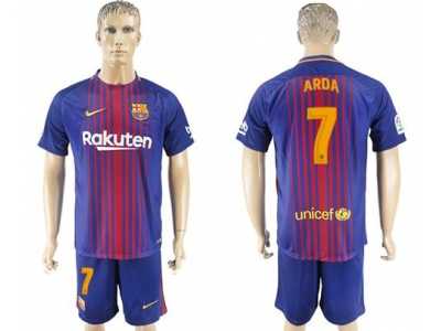 Barcelona #7 Arda Home Soccer Club Jersey