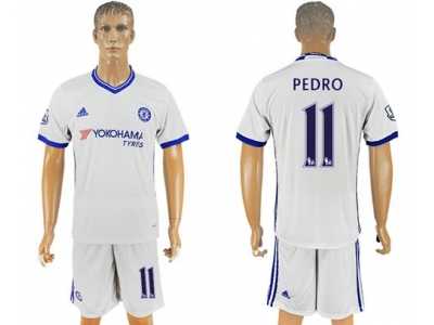 Chelsea #11 Pedro White Soccer Club Jersey
