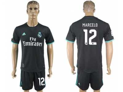 Real Madrid #12 Marcelo Away Soccer Club Jerse