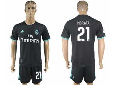 Real Madrid #21 Morata Away Soccer Club Jerse