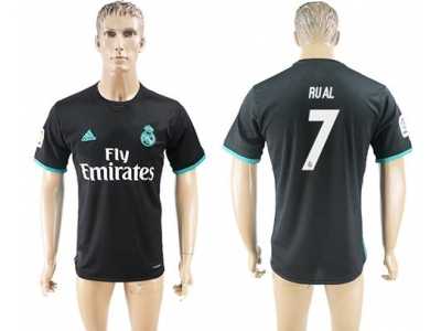 Real Madrid #7 Rual Away Soccer Club Jersey