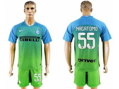 Inter Milan #55 Nagatomo Sec Away Soccer Club Jersey