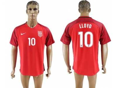 USA #10 Lloyd Away Soccer Country Jersey