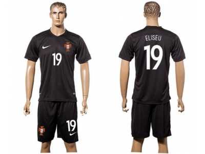 Portugal #19 Elisheu SEC Away Soccer Country Jersey