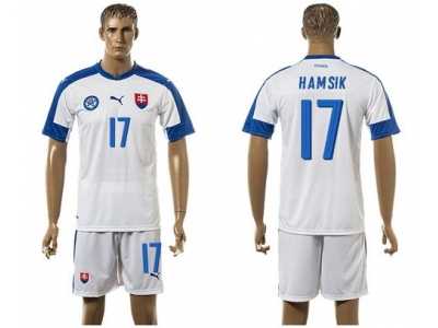 Slovakia #17 Hamsik Home Soccer Country Jersey