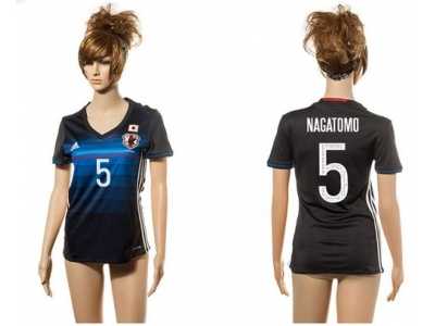 Women's Japan #5 Nagatomo Home Soccer Country Jersey