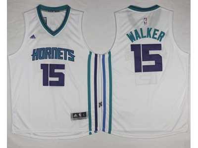 Revolution 30 Charlotte Hornets #15 Kemba Walker White Stitched NBA Jersey