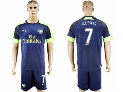 Arsenal #7 Alexis Sec Away Soccer Club Jersey