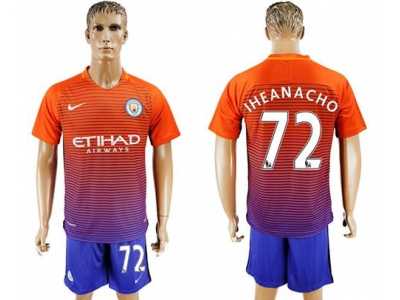 Manchester City #72 Iheanacho Sec Away Soccer Club Jersey