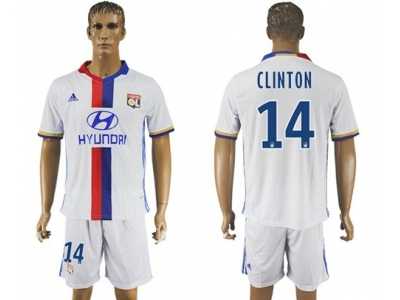 Lyon #14 Clinton Home Soccer Club Jersey