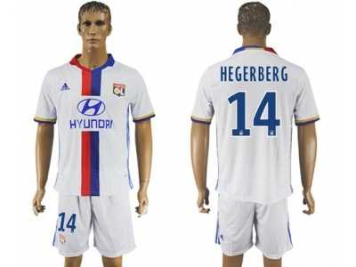 Lyon #14 Hegerberg Home Soccer Club Jersey