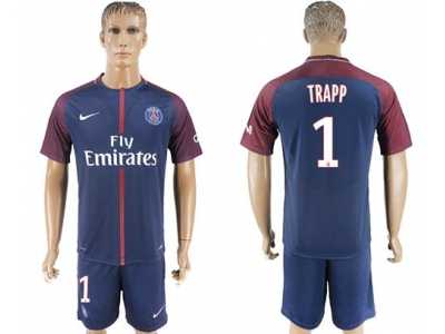 Paris Saint-Germain #1 Trapp Home Soccer Club Jerse
