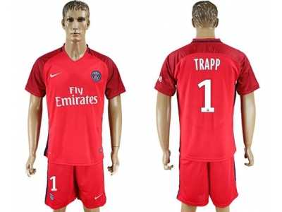 Paris Saint-Germain #1 Trapp Red Soccer Club Jersey
