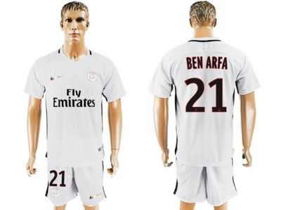 Paris Saint-Germain #21 Ben Arfa Sec Away Soccer Club Jersey