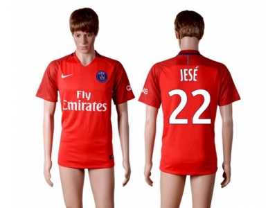 Paris Saint-Germain #22 Jese Red Soccer Club Jersey