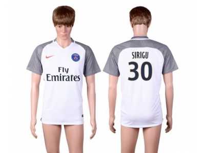 Paris Saint-Germain #30 Sirigu Away Soccer Club Jersey