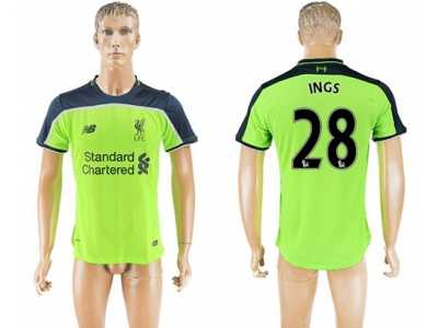 Liverpool #28 INGS Sec Away Soccer Club Jersey