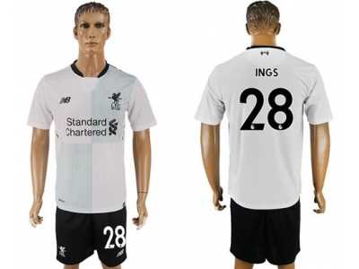 Liverpool #28 Ings Away Soccer Club Jersey